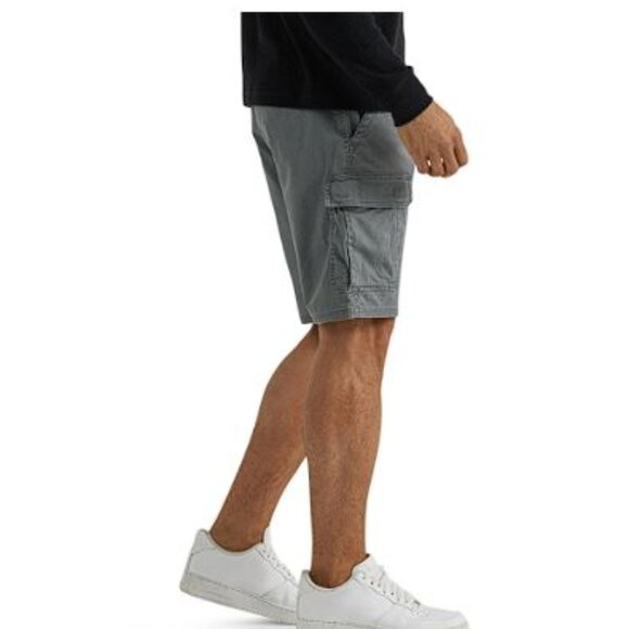 BRAND NEW Men's and Big Men's Stretch Cargo Shorts Pewter - Picture 4 of 7